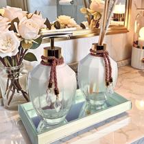 Kit Lavabo Banheiro Completo Branco com Bandeja Luxo