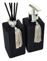 Kit Lavabo Banheiro Square Prata Kit Lavabo Banheiro Square Prata