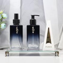 Kit Lavabo Banheiro Torre Eifel Bandeja Espelhada Home Spray