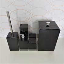 Kit lavabo completo com 7 peças luxo premium acrílico Kit lavabo completo com 7 peças luxo premium acrílico
