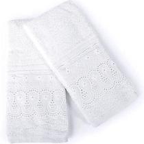 Kit Lavabo Cristal 2 Peças 30X50Cm Branco- Buettner