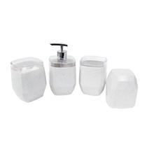 Kit Lavabo e banheiro Diamante Bege Volcano