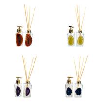 Kit Lavabo Pedra Chapa De Ágata Difusor Sabonete Líquido Kit Lavabo Pedra Chapa De Ágata Difusor Sabonete Líquido