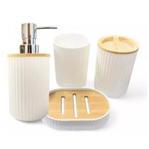 Kit lavabo plastico bambu - Top Útil