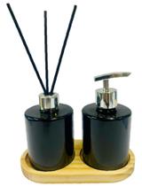 Kit Lavabo (Porta Sabonete Líquido + Difusor de Ambiente) - 400ml