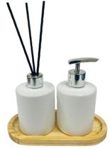 Kit Lavabo (Porta Sabonete Líquido + Difusor de Ambiente) - 400ml
