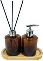 Kit Lavabo (Porta Sabonete Líquido + Difusor de Ambiente) - 400ml