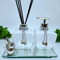 Kit Lavabo, Saboneteira, Difusor E Acessórios ( Estrela)