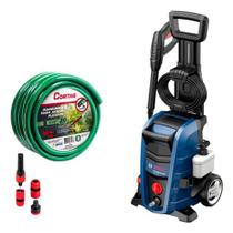 Kit Lavadora Alta Pressão Bosch Ghp 180 + 20m Mangueira 220v Azul 220v Kit Lavadora Alta Pressão Bosch Ghp 180 + 20m Mangueira 220v Azul 220v