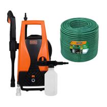 Kit Lavadora Alta Pressao PW1450TD 1520lbs 220v B&d + 10m de Mangueira 79170/530 - BLACK & DECKER