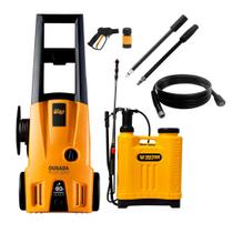 Kit Lavadora de Alta Pressão 1500W Ousada e Pulverizador Costal 20 litros Kit Lavadora de Alta Pressão 1500W Ousada e Pulverizador Costal 20 litros