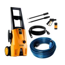 Kit Lavadora de Alta Pressão 1500W Ousada Plus com Mangueira de Jardim Azul 25M Trançada Hiperplast - WAP