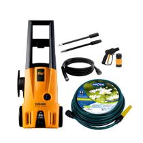 Kit Lavadora de Alta Pressão 1500W Ousada Plus com Mangueira de jardim Flex Arqua
