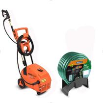 Kit Lavadora de Alta Pressão J7000 Plus 1,6CV 1300 lbf/pol + Mangueira 20M Jacto Kit Lavadora de Alta Pressão J7000 Plus 1,6CV 1300 lbf/pol + Mangueira 20M Jacto