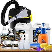 Kit Lavagem A Seco De Estofados Sofá Colchão + Aspirador P8