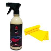 Kit Lavagem Automotiva A Seco 1 Frasco 500ml 1 Pano Especial - Dry And Clean