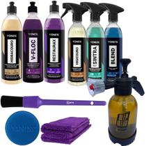 Kit Lavagem Automotiva Completa Profissional Produtos Vonixx Snow