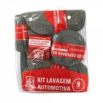 Kit Lavagem Automotiva Detalhamento Acabamento C/ 09PCS-3181 Kit Lavagem Automotiva Detalhamento Acabamento C/ 09PCS-3181