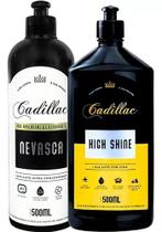 Kit lavagem automotiva shampoo nevasca + high shine cadillac Kit lavagem automotiva shampoo nevasca + high shine cadillac