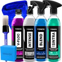 Kit Lavagem Automotiva Shampoo V-floc Cera Liquida Blend Limpador Sintra Fast Renovador Intense Vonixx Kit Lavagem Automotiva Shampoo V-floc Cera Liquida Blend Limpador Sintra Fast Renovador Intense Vonixx