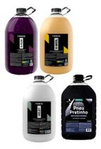 Kit Lavagem Automotiva V-floc V-mol Delet E Pneu Pretinho 5l