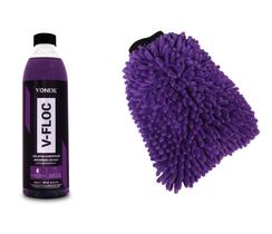 Kit Lavagem Automotiva Vonixx V Floc 500ml+ Luva Microfibra Kit Lavagem Automotiva Vonixx V Floc 500ml+ Luva Microfibra