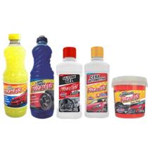 kit Lavagem Carro Limpeza Fuzetto Carro e Moto c 5 itens kit Lavagem Carro Limpeza Fuzetto Carro e Moto c 5 itens