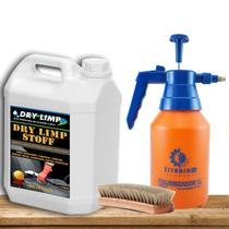 Kit Lavagem de Estofados 50 Litros + Pulverizador + Escova - Dry limp