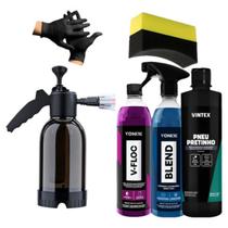 Kit Lavagem Espuma V-floc Pretinho Blend Vonixx Snow Foam