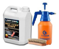 Kit Lavagem Estofados 50 Litros + Pulverizador + Escova - Dry Limp