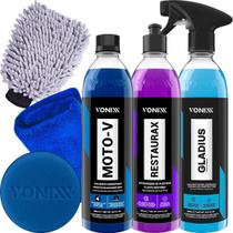 Kit Lavagem Moto Fosca Envelopada Gladius Vonixx Shampoo Kit Lavagem Moto Fosca Envelopada Gladius Vonixx Shampoo