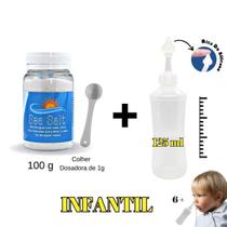 Kit Lavagem Nasal Infantil Sal Ultrafino + Dispositivo 125ml Kit Lavagem Nasal Infantil Sal Ultrafino + Dispositivo 125ml