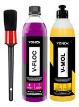 Kit Lavagem Vonixx V-floc V-mol E Pincel Kit Lavagem Vonixx V-floc V-mol E Pincel