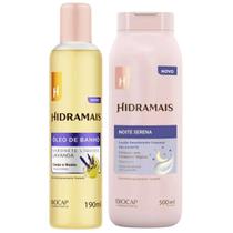 Kit Lavanda 1 Sabonete Óleo 190ml + 1 Creme Loção Noite Serena 500ml Hidramais