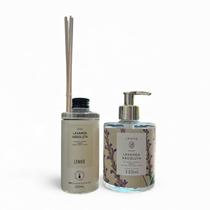 Kit Lavanda Absoluta 1 Sabonete Liquido 350ml+1 Refil Difusor De Perfume 200ml Lenvie
