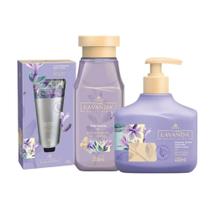 Kit Lavanda Brasileira - Creme de mãos + Hidratante + Óleo Corporal