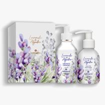 Kit Lavanda e Algodão com Sabonete Líquido 140 ml e Hidratante 120 ml Kit Lavanda e Algodão com Sabonete Líquido 140 ml e Hidratante 120 ml
