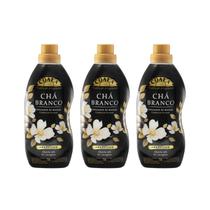 Kit Lavanderia 03 Amaciante Concentrado Coala Chá Branco 1L. Proteção das Fibras Kit Lavanderia 03 Amaciante Concentrado Coala Chá Branco 1L. Proteção das Fibras