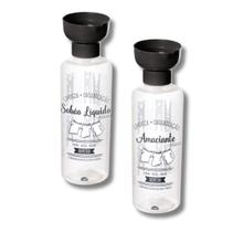 Kit Lavanderia 2 Potes Sabão Liquido e Amaciante 970ml Plasútil