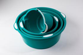 Kit Lavanderia 3 Bacias + Balde Grande Reforçado MultiUso