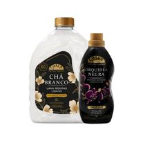 Kit Lavanderia Coala, 01 Lava Roupas Chá Branco 3L, 01 Amaciante Concentrado Chá Branco Laundry 1L. Eficacia Comprovada