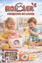 Kit Lavanderia Infantil Máquina de Lavar Ferro Tábua de Passar Brinquedo Educativo Completo Acessórios Criativo Criança Kit Lavanderia Infantil Máquina de Lavar Ferro Tábua de Passar Brinquedo Educativo Completo Acessórios Criativo Criança
