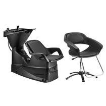 Kit Lavatório Cabeleireiro Lavar Cabelo Salão E Barbearia Dompel