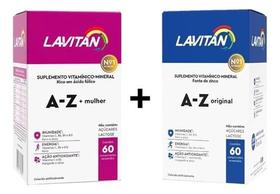 Kit Lavitan A-z Casal / Homem + Mulher 60 Comp Cada Caixa