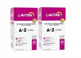 Kit Lavitan A-Z Mulher 60 Comprimidos - 2 Unidades