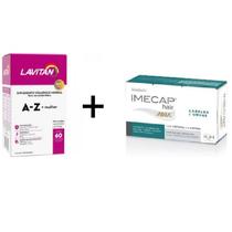 Kit lavitan a-z mulher 60cp + imecap hair max 30cp