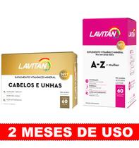 Kit Lavitan A-z Mulher E Cabelos E Unhas Para 2 Meses