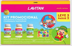 Kit Lavitan Kids Leve 3 pague 2 - 60 cp cada - Cimed