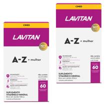 Kit Lavitan Mulher Az Vitamina 2 Unidades Com 60 Comprimidos