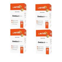 Kit Lavitan Ômega 3 1000mg Com 4 Unidades De 60 Cápsulas Gelatinosas Moles Cada